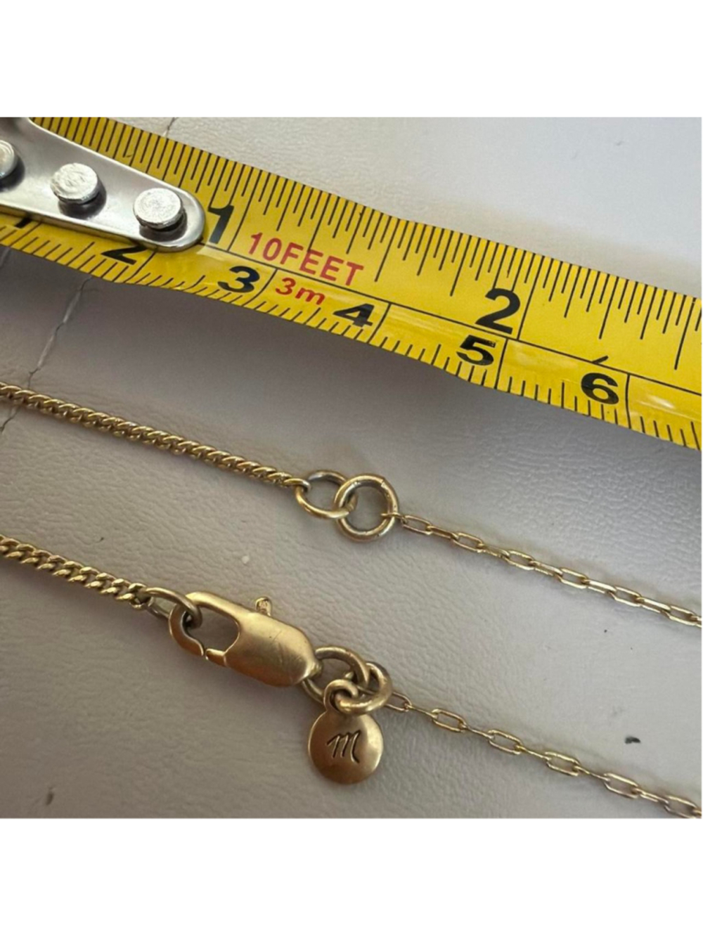 #Madewell Gold tone heart necklace #heart #jewelry - Picture 3 of 3